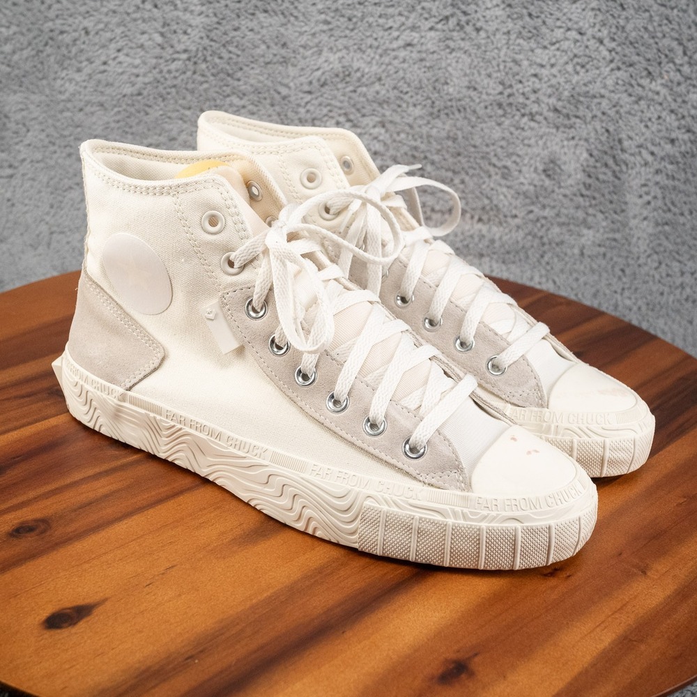 Chuck Taylor Alt Star Wavy Egret/Vintage/Cream High Top Sneakers Mens Size 9.5
